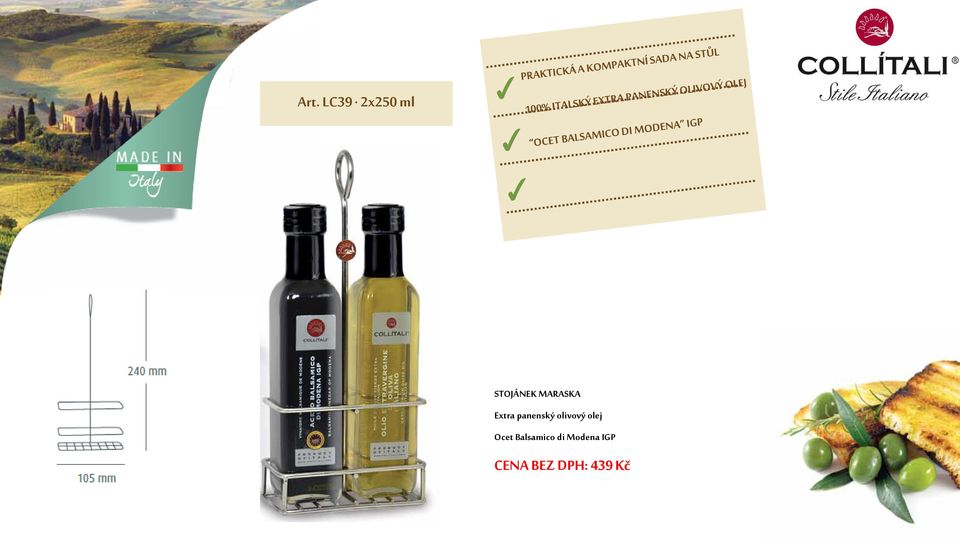 olivový olej Ocet Balsamico
