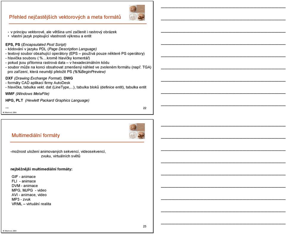 přítomna rastrová data v hexadecimálním kódu - soubor může na konci obsahovat zmenšený náhled ve zvoleném formátu (např TGA) pro zařízení, která neumějí přeložit PS (%%BeginPreview) DXF (Drawing