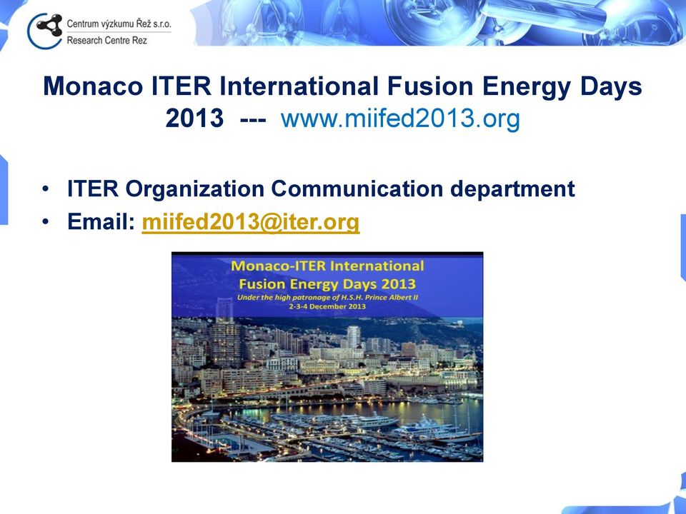 org ITER Organization Communication