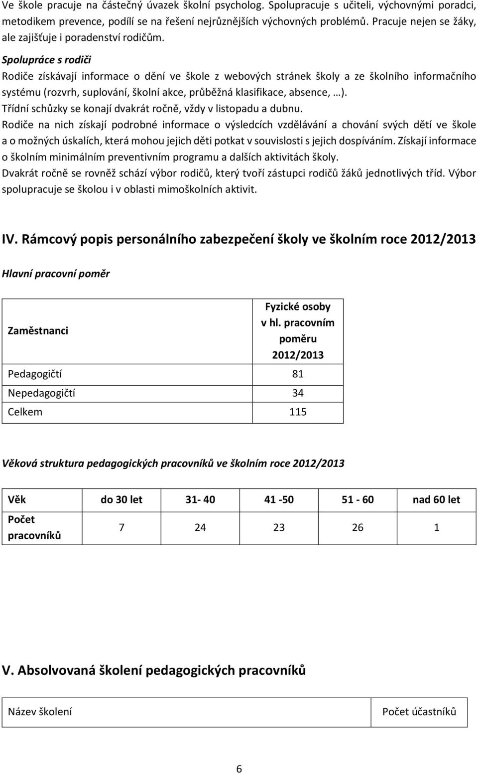 Spolupráce s rodiči Rodiče získávají informace o dění ve škole z webových stránek školy a ze školního informačního systému (rozvrh, suplování, školní akce, průběžná klasifikace, absence, ).