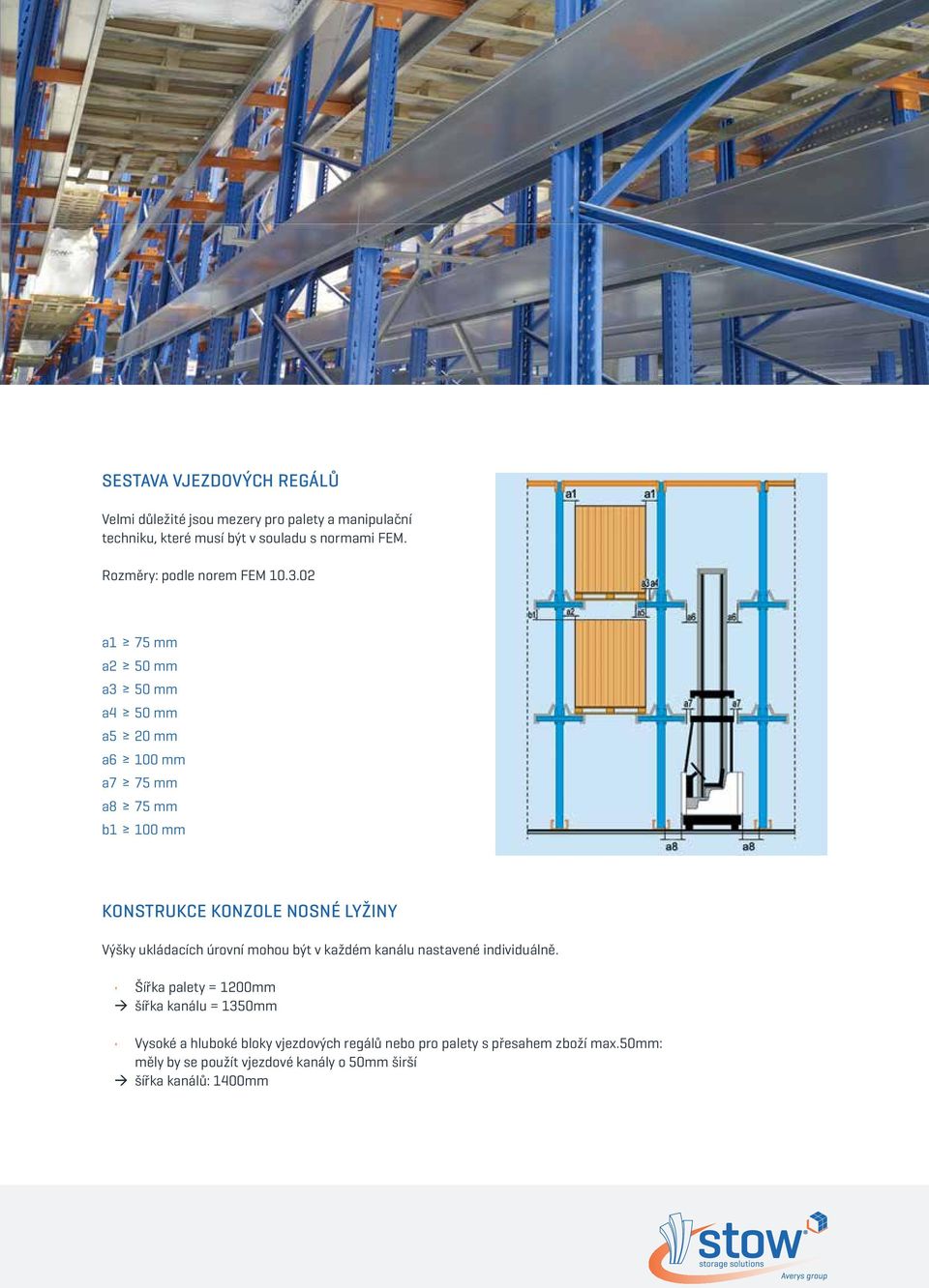 02 a1 75 mm a2 50 mm a3 50 mm a4 50 mm a5 20 mm a6 100 mm a7 75 mm a8 75 mm b1 100 mm KONSTRUKCE KONZOLE NOSNÉ LYŽINY Výšky ukládacích