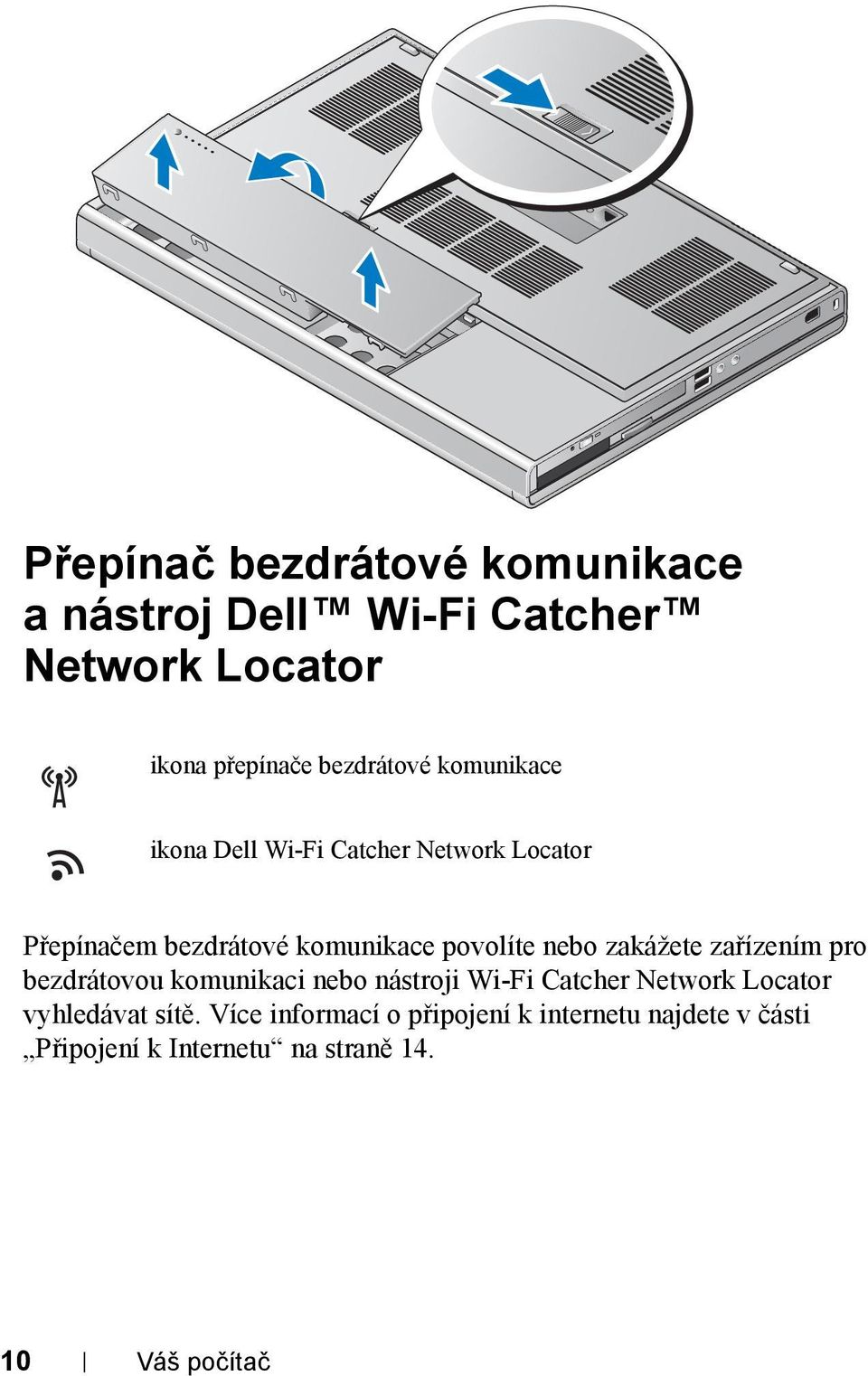 zakážete zařízením pro bezdrátovou komunikaci nebo nástroji Wi-Fi Catcher Network Locator vyhledávat