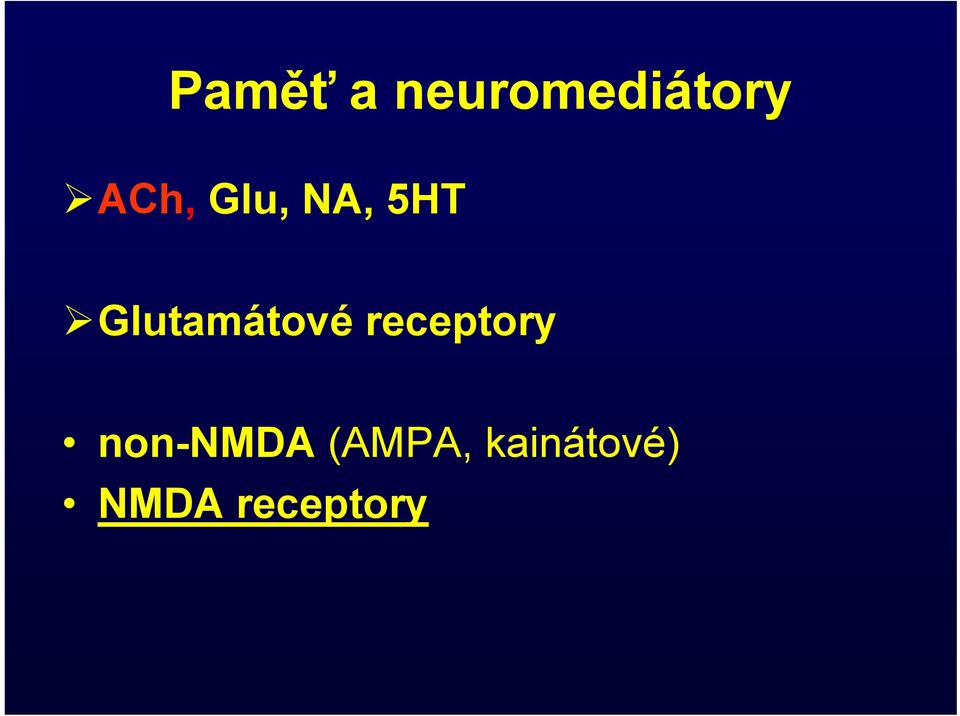 Glutamátové receptory