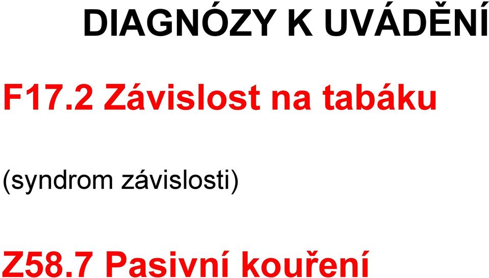 tabáku (syndrom