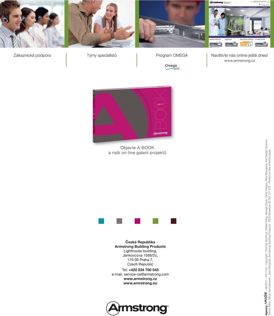 Czech Republic Tel: +420 234 700 543 e-mail: service-ce@armstrong.