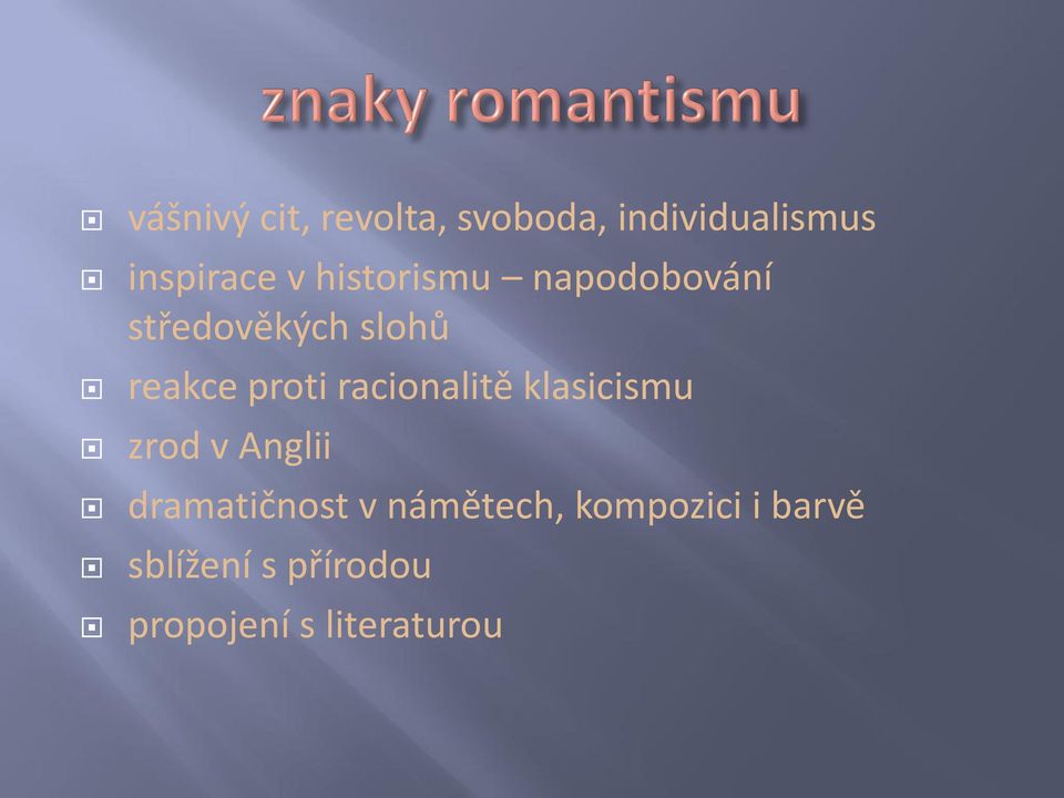 racionalitě klasicismu zrod v Anglii dramatičnost v