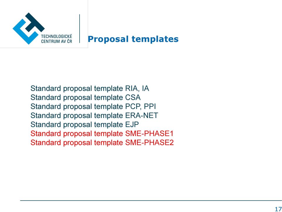 proposal template ERA-NET Standard proposal template EJP Standard