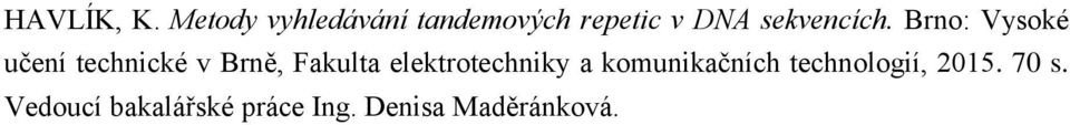 sekvencích.
