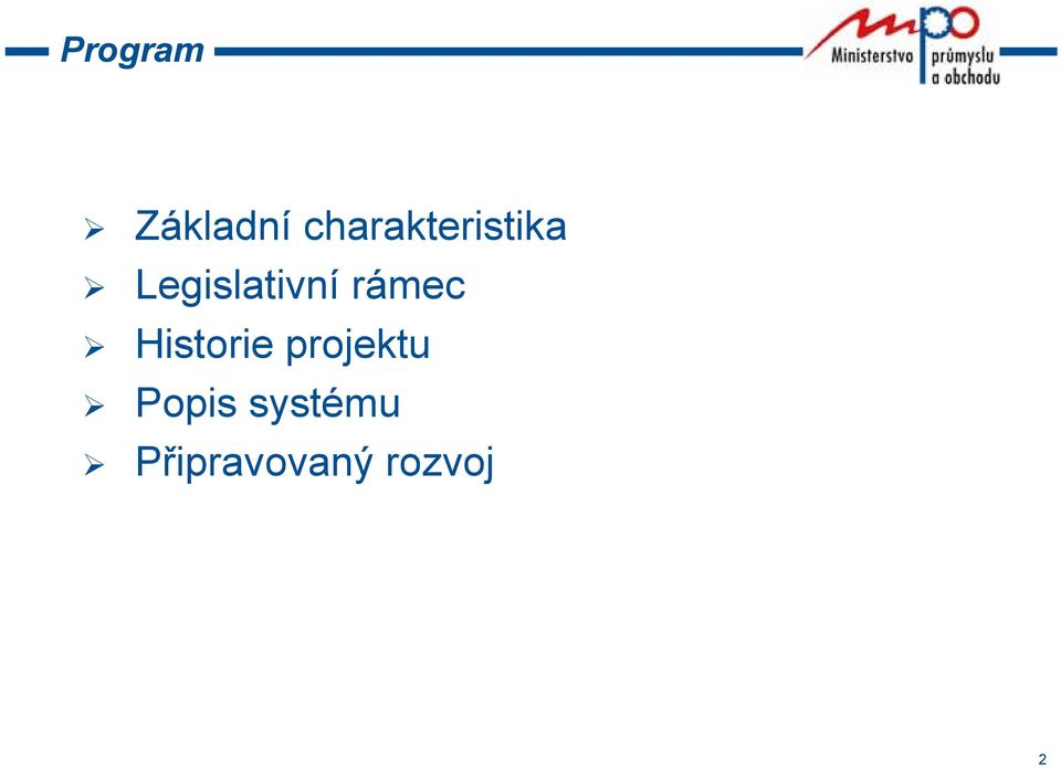 Legislativní rámec