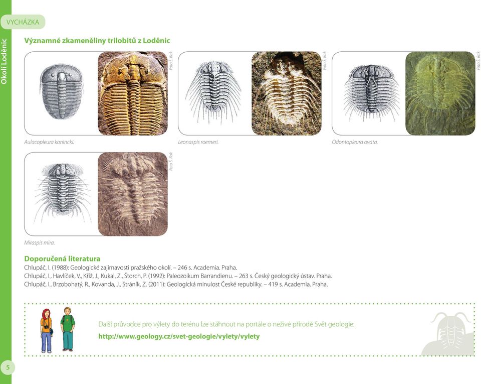 (1992): Paleozoikum Barrandienu. 263 s. Český geologický ústav. Praha. Chlupáč, I., Brzobohatý, R., Kovanda, J., Stráník, Z.