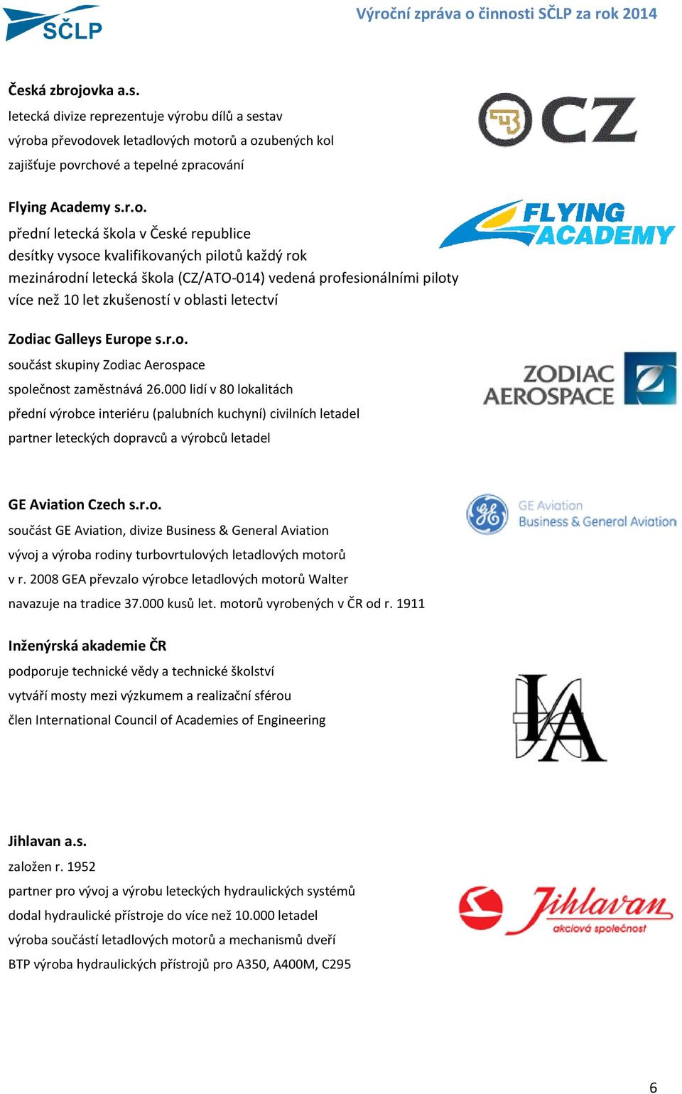 letectví Zodiac Galleys Europe s.r.o. součást skupiny Zodiac Aerospace společnost zaměstnává 26.