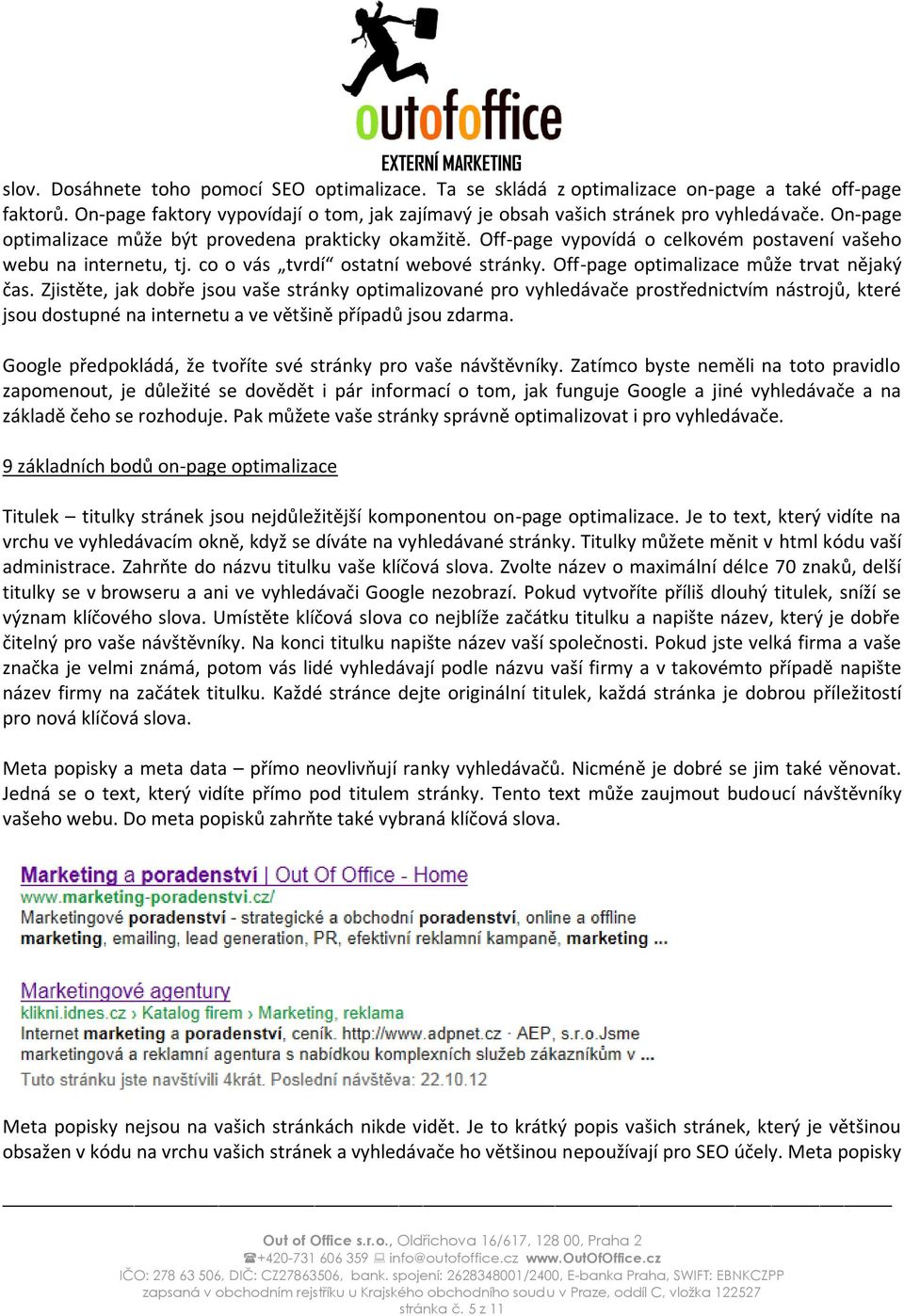 Off-page optimalizace může trvat nějaký čas.