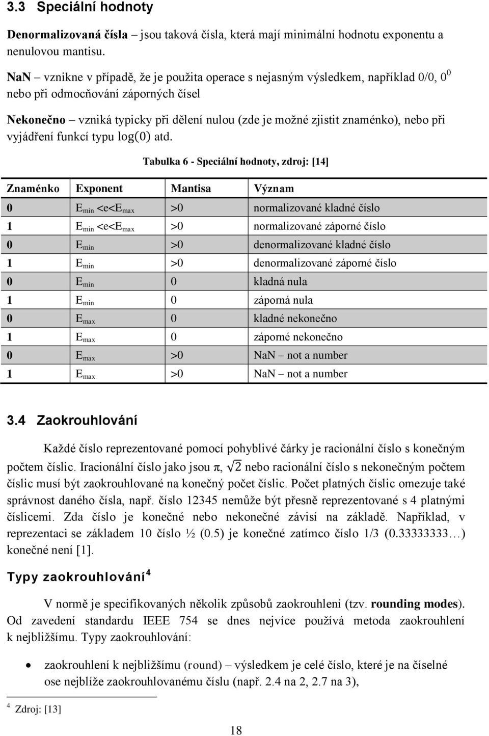 při vyjádření funkcí typu atd.