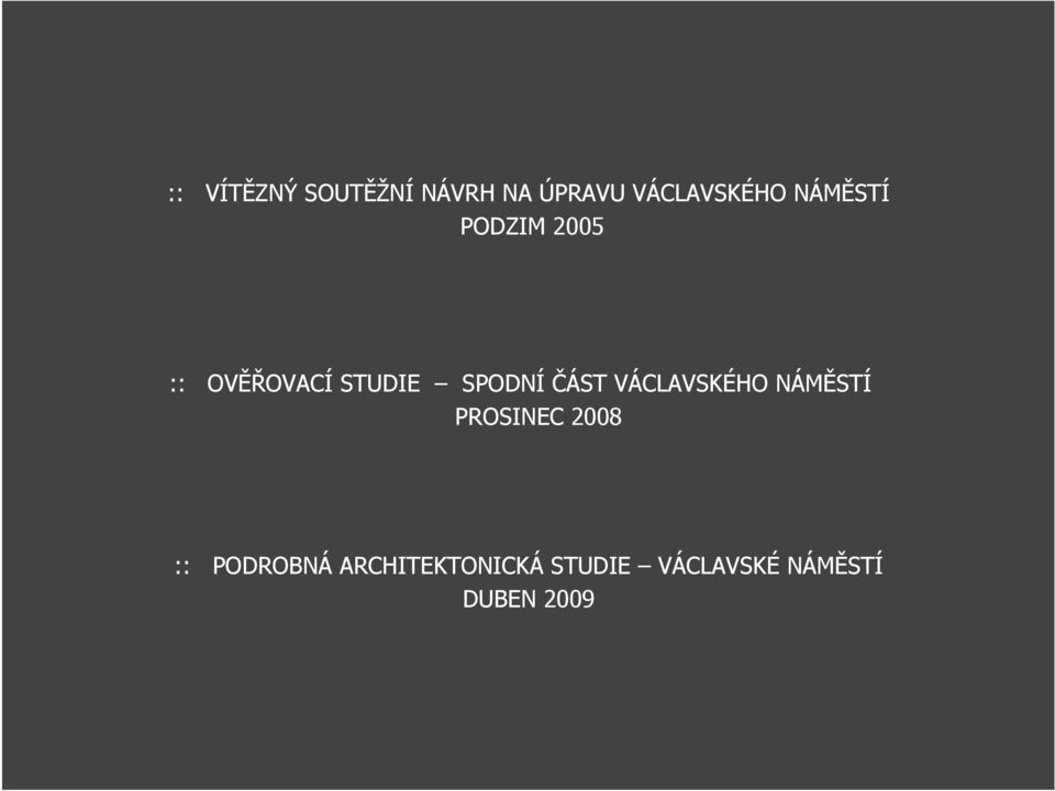 ČÁST VÁCLAVSKÉHO NÁMĚSTÍ PROSINEC 2008 ::