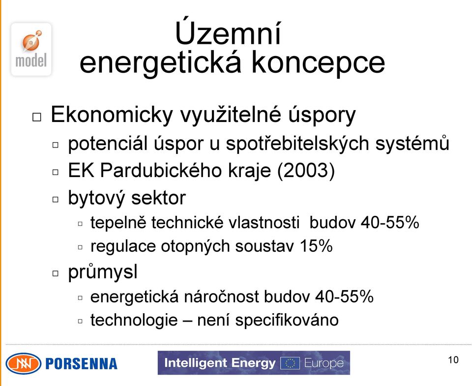 tepelně technické vlastnosti budov 40-55% regulace otopných soustav 15%