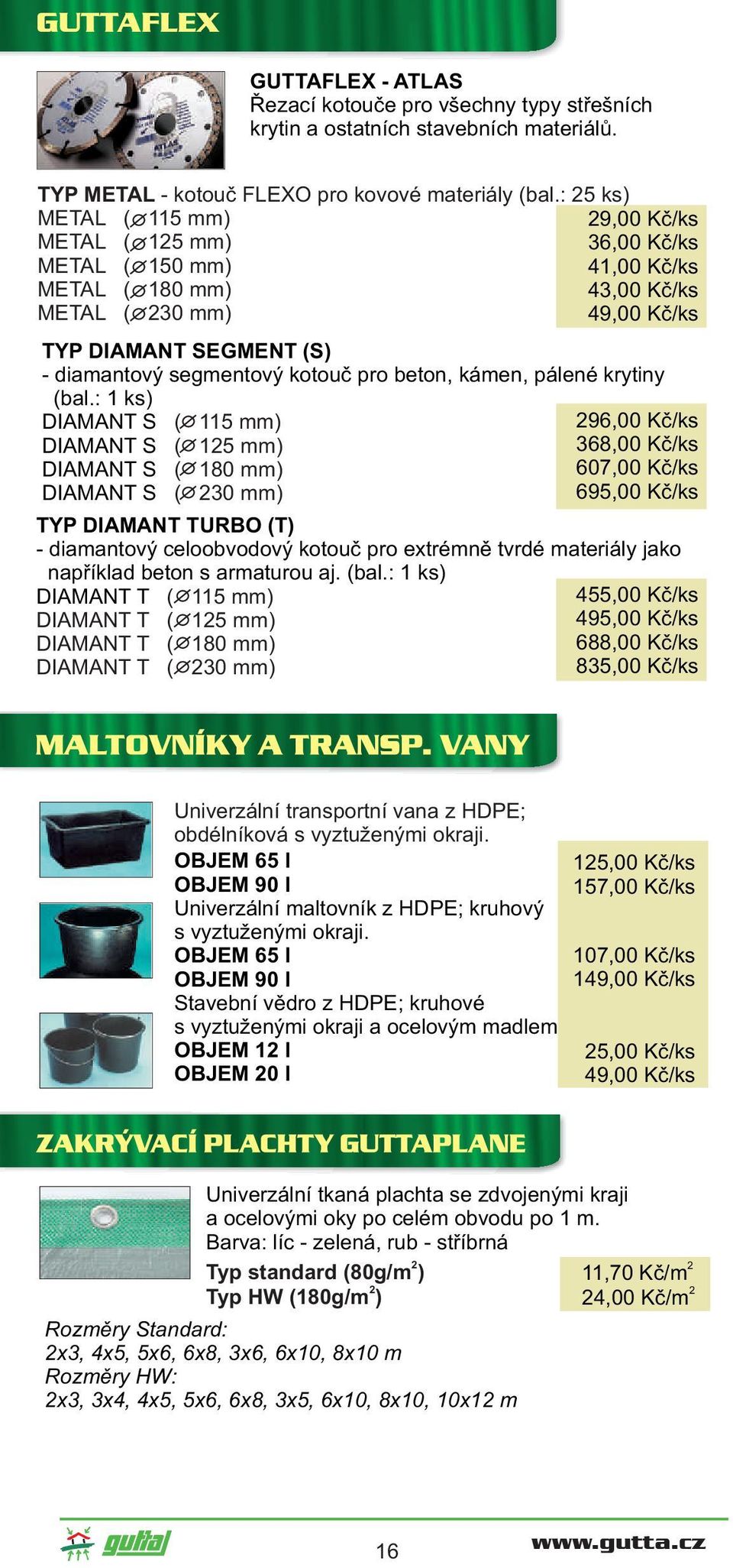 pro beton, kámen, pálené krytiny (bal.