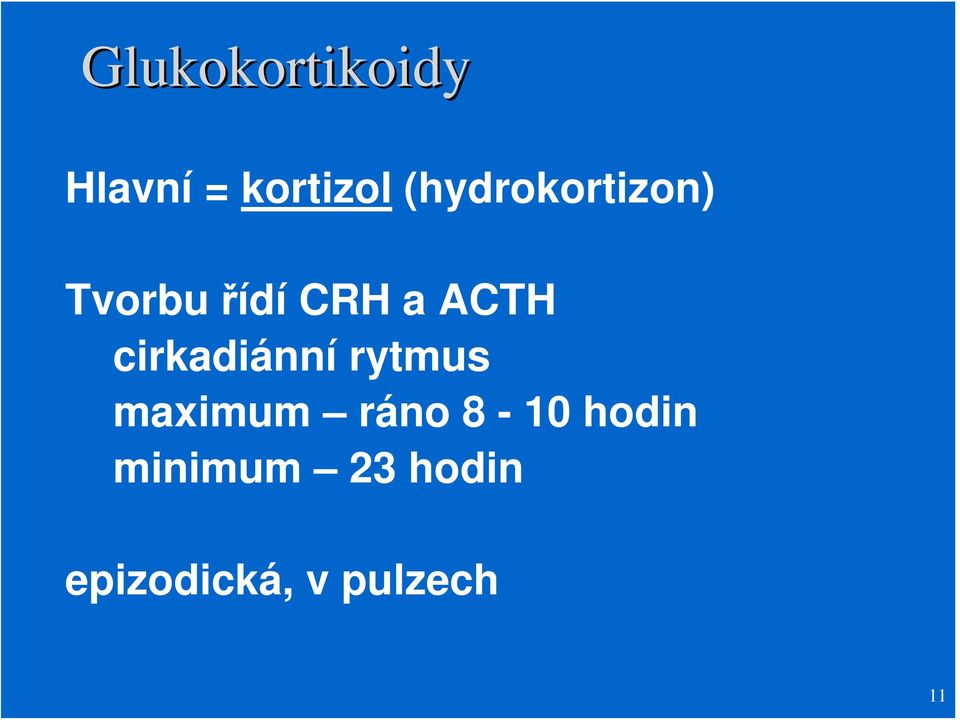 cirkadiánní rytmus maximum ráno 8-10