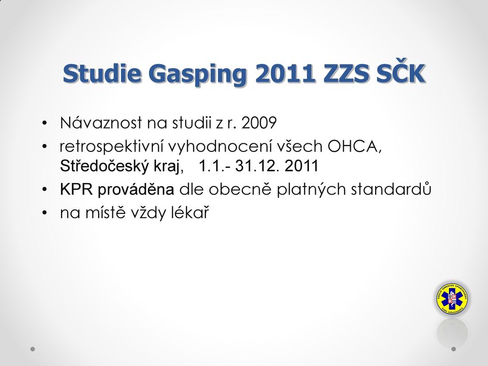 Středočeský kraj, 1.1.- 31.12.