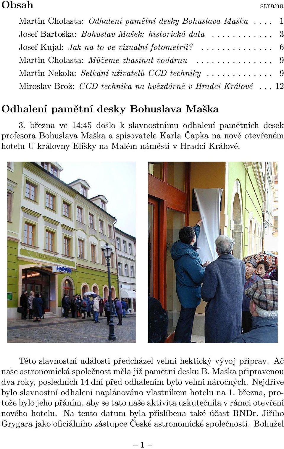 .. 12 Odhalení pamětní desky Bohuslava Maška 3.