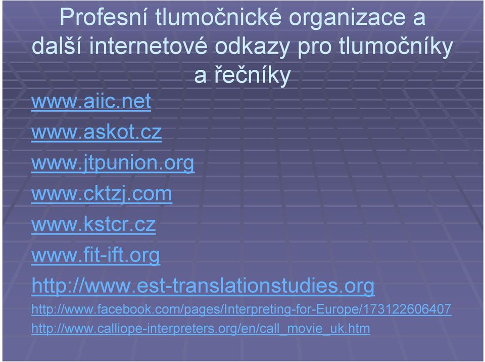org http://www.est-translationstudies.org http://www.facebook.