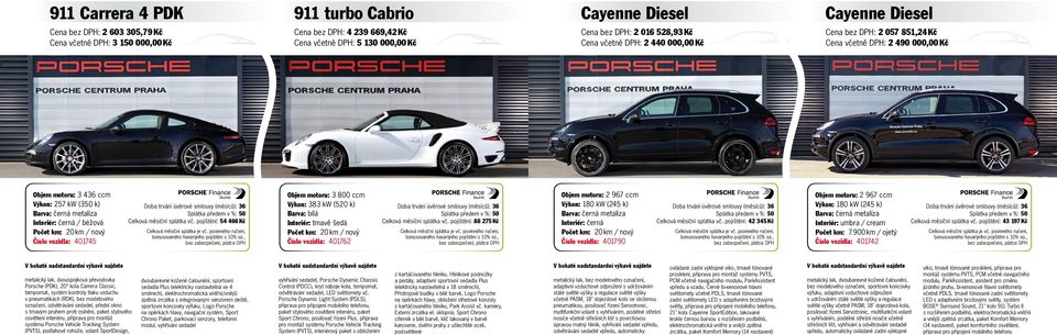 Celková měsíční splátka vč. pojištění: 54 466 Kč Objem motoru: 3 800 ccm Výkon: 383 kw (520 k) Barva: bílá Interiér: tmavě šedá Číslo vozidla: 401762 Celková měsíční splátka vč.