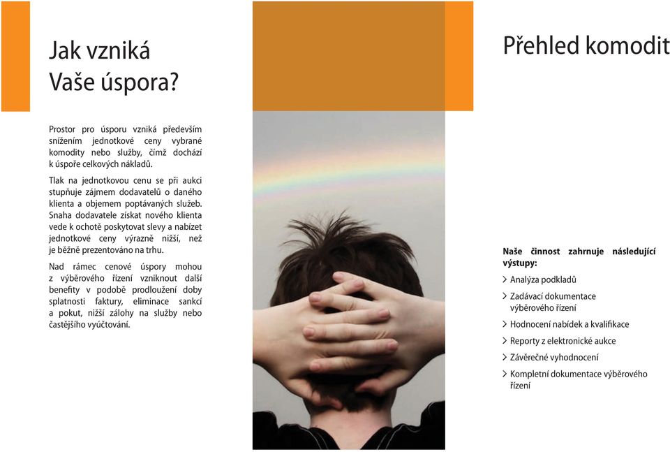 Snaha dodavatele získat nového klienta vede k ochotě poskytovat slevy a nabízet jednotkové ceny výrazně nižší, než je běžně prezentováno na trhu.