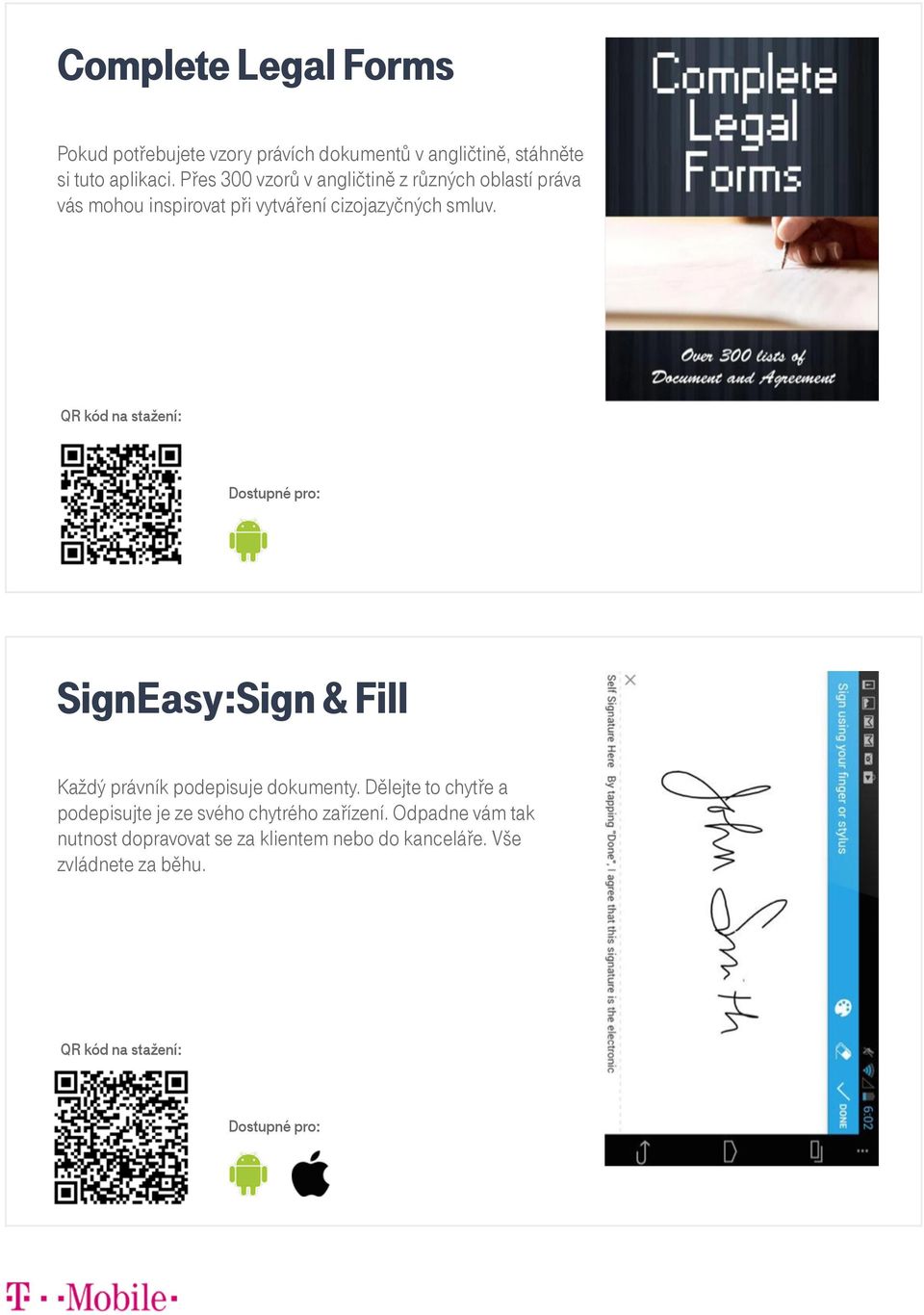 smluv. SignEasy:Sign & Fill Každý právník podepisuje dokumenty.