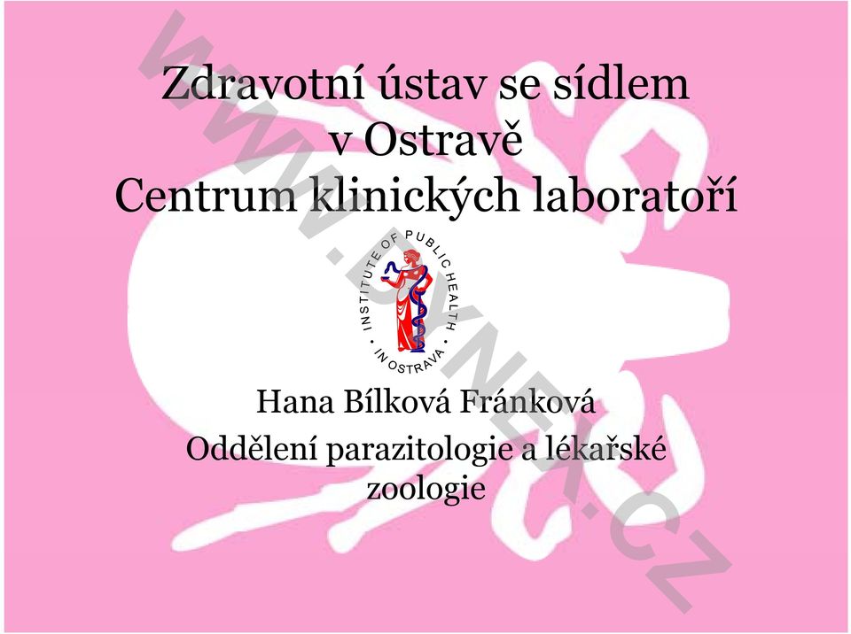 laboratoří Hana Bílková Fránková