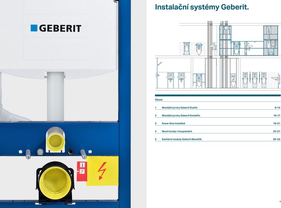 prvky Geberit Kombifix 16 17 3 Know-How Installed 18