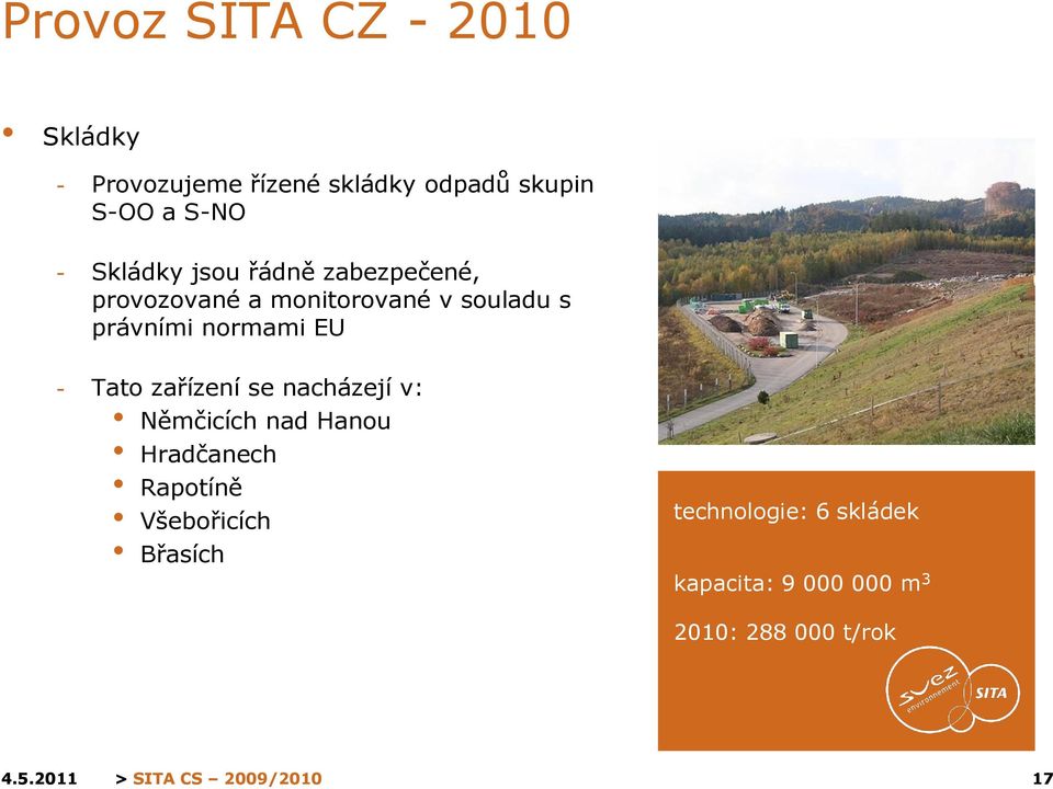 normami EU - Tato zařízení se nacházejí v: Němčicích nad Hanou Hradčanech Rapotíně