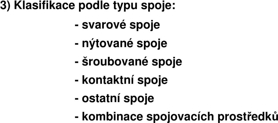 šroubované spoje - kontaktní spoje -