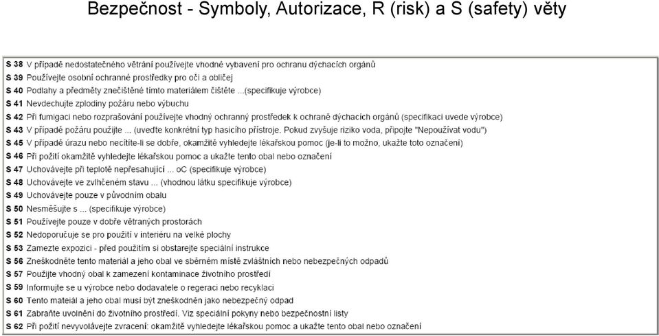 Autorizace, R