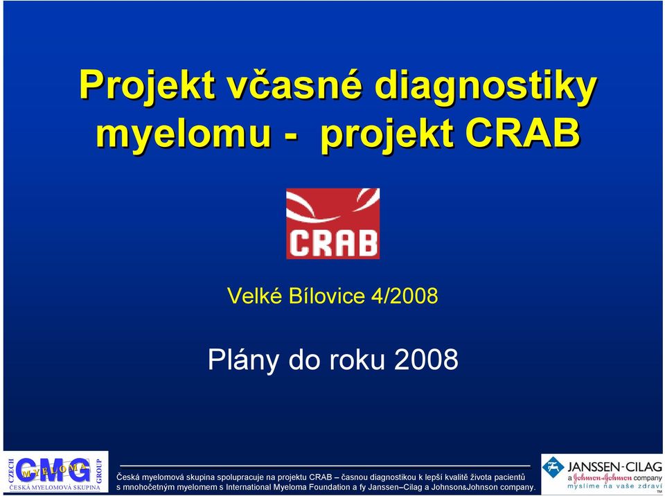 projekt CRAB Velké