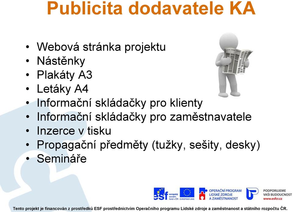 klienty Informační skládačky pro zaměstnavatele