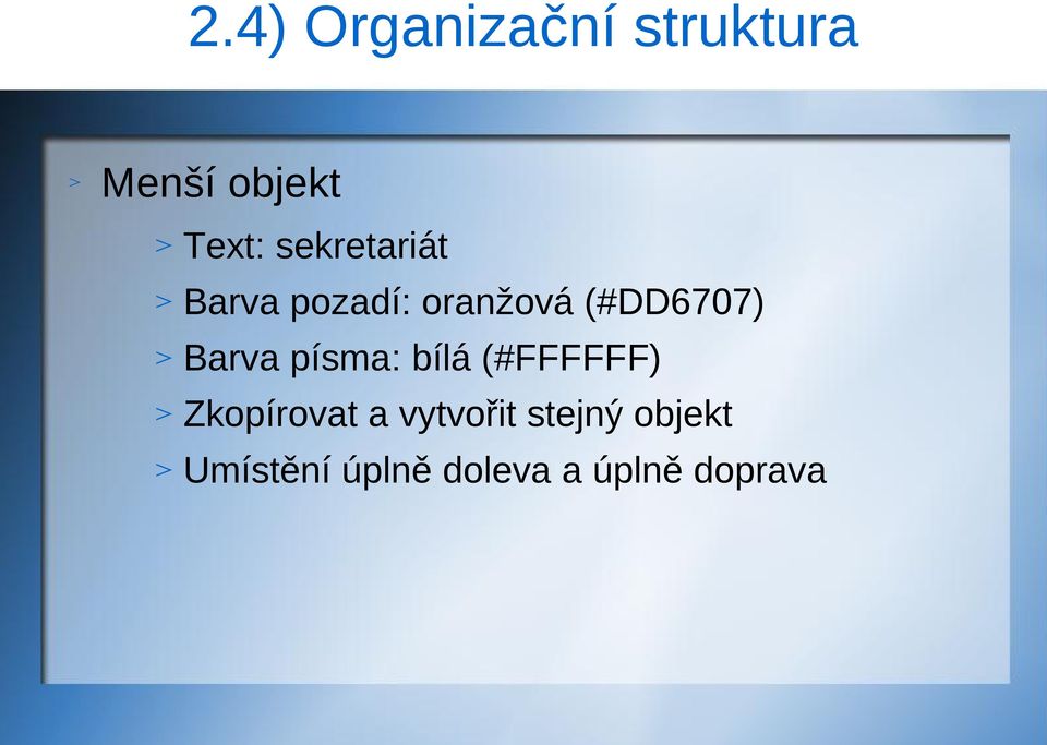 Barva písma: bílá (#FFFFFF) Zkopírovat a