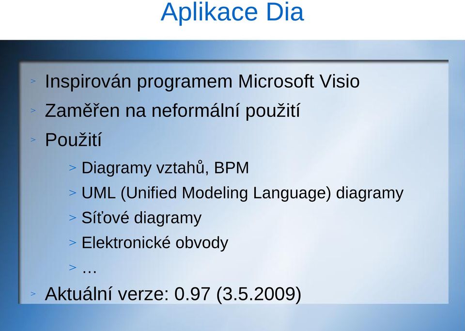 BPM UML (Unified Modeling Language) diagramy Síťové