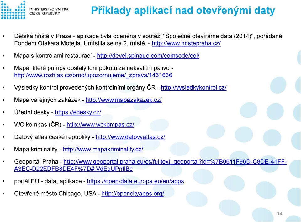 cz/brno/upozornujeme/_zprava/1461636 Výsledky kontrol provedených kontrolními orgány ČR - http://vysledkykontrol.cz/ Mapa veřejných zakázek - http://www.mapazakazek.cz/ Úřední desky - https://edesky.