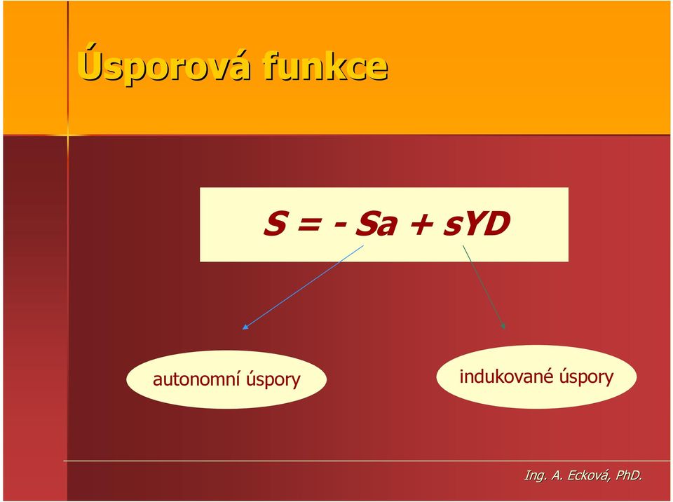 autonomní úspory