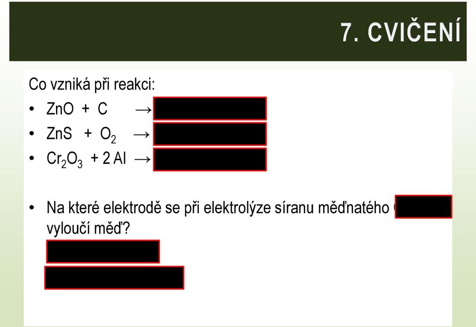 elektrodě se při elektrolýze síranu měďnatého