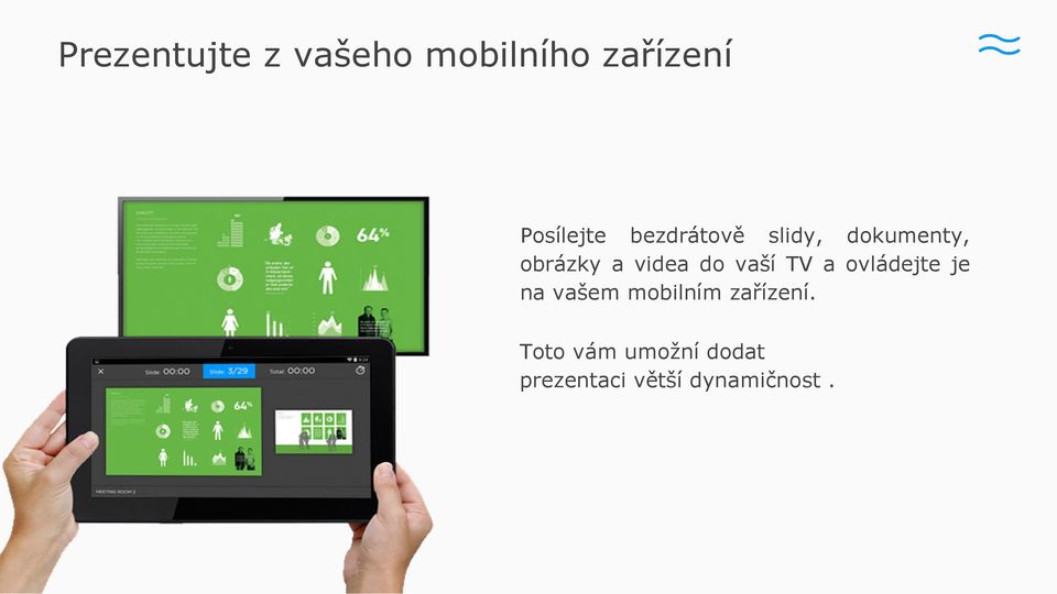 vaší TV a ovládejte je na vašem mobilním zařízení.