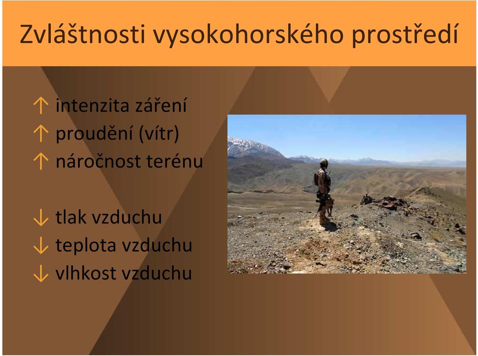 proudění (vítr) náročnost terénu