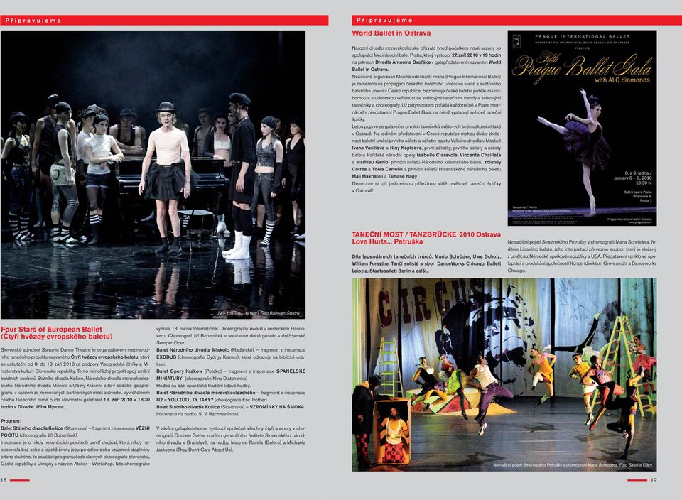 Nezisková organizace Mezinárodní balet Praha (Prague International Ballet) je zaměřena na propagaci českého baletního umění ve světě a světového baletního umění v České republice.