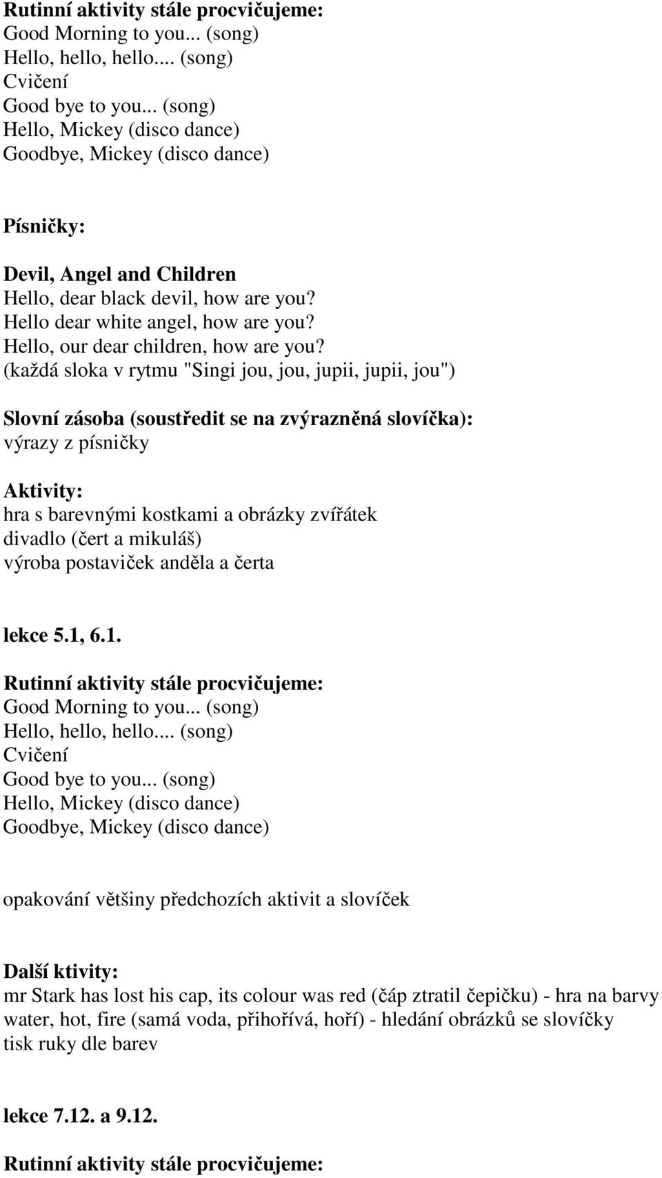 výroba postaviček anděla a čerta lekce 5.1,