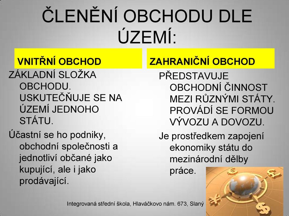 Účastní se ho podniky, obchodní společnosti a jednotliví občané jako kupující, ale i jako