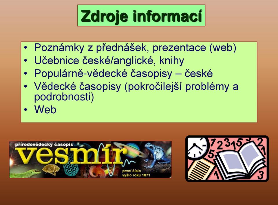 knihy Populárně-vědecké časopisy české