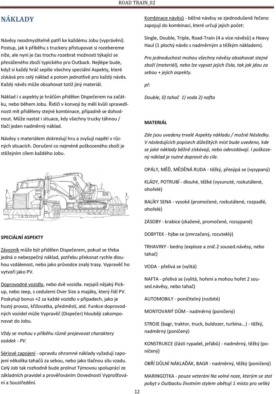 ROAD TRAIN_02 -ROAD TRAIN- prostředí australských truckerů pro systém  Fate_4e Core. -by lowin- - PDF Free Download