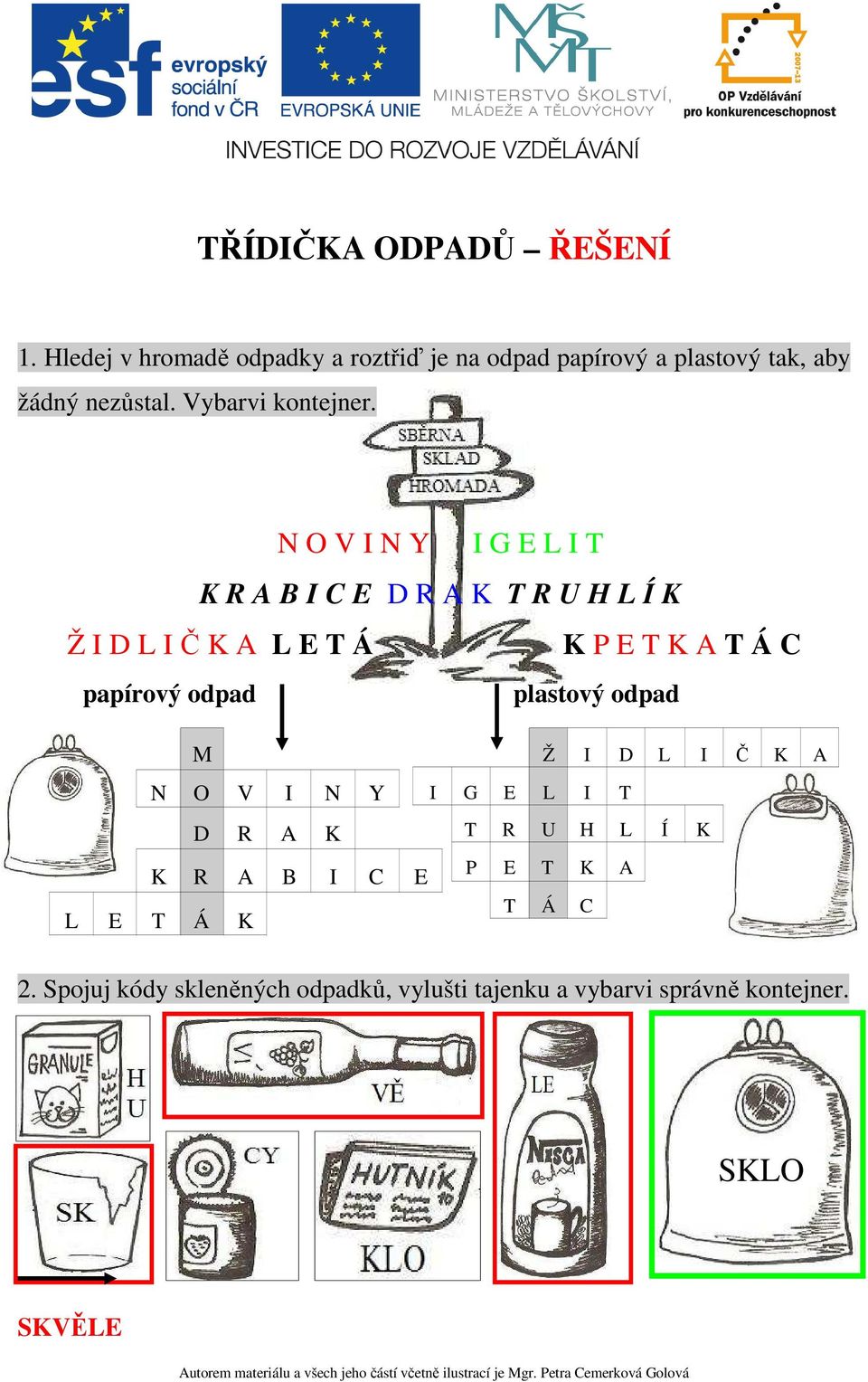 Vybarvi kontejner.