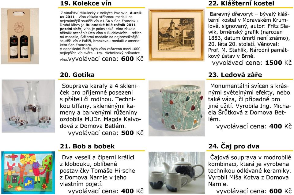 Víno získalo několik ocenění: Den vína v Buchlovicích stříbrná medaile, Stříbrná medaile na nejprestižnější soutěži vín v Paříži, bronzovou medaili v americkém San Franciscu.