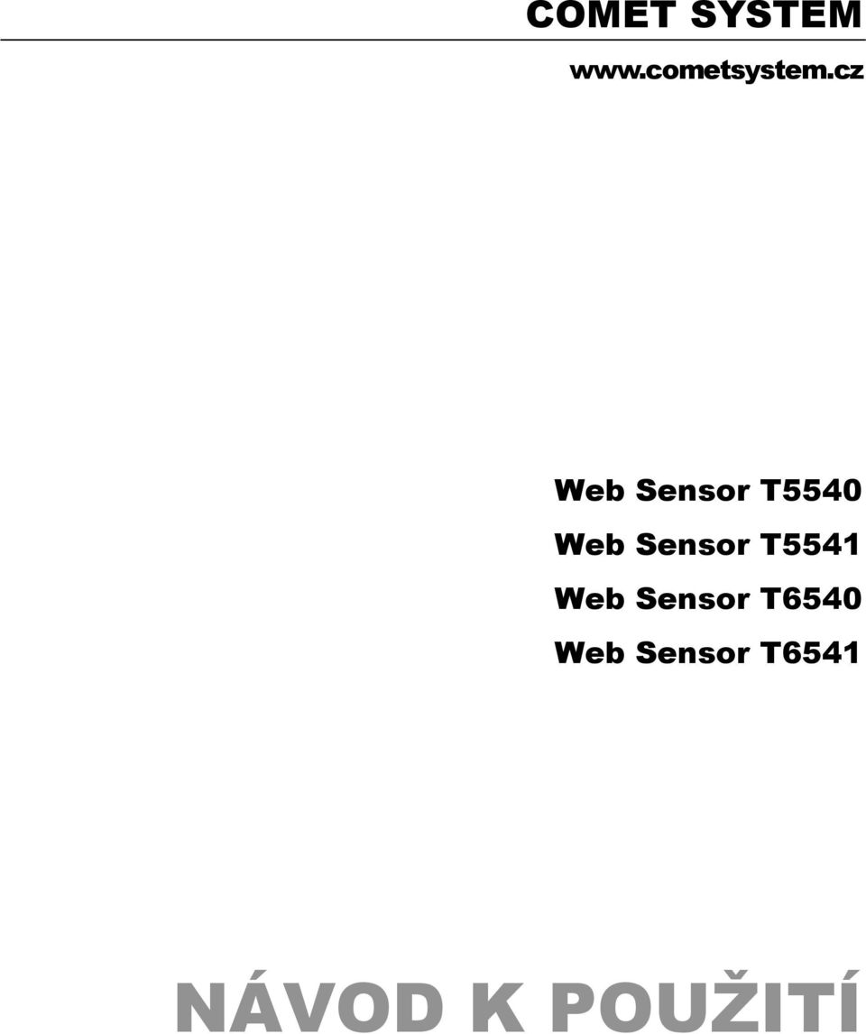 Sensor T5541 Web Sensor