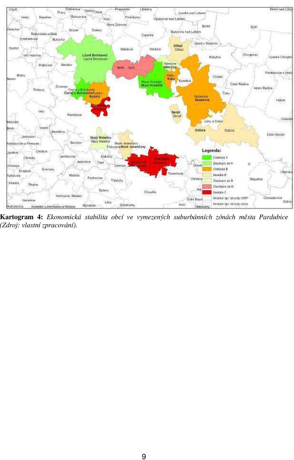 suburbánních zónách města